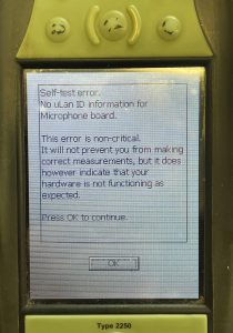 2250 Self-test error